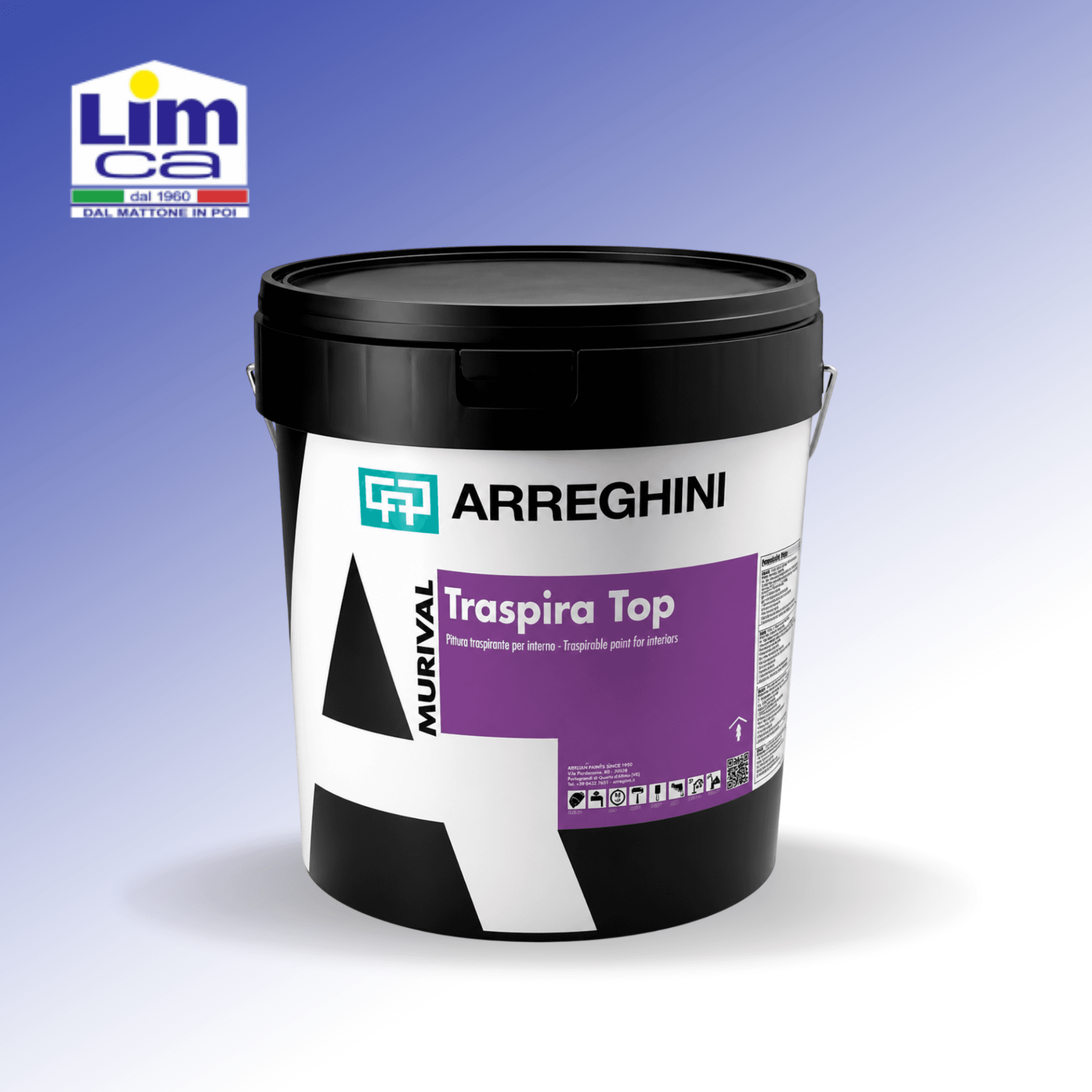 TRASPIRA TOP  - Idropittura traspirante per interni