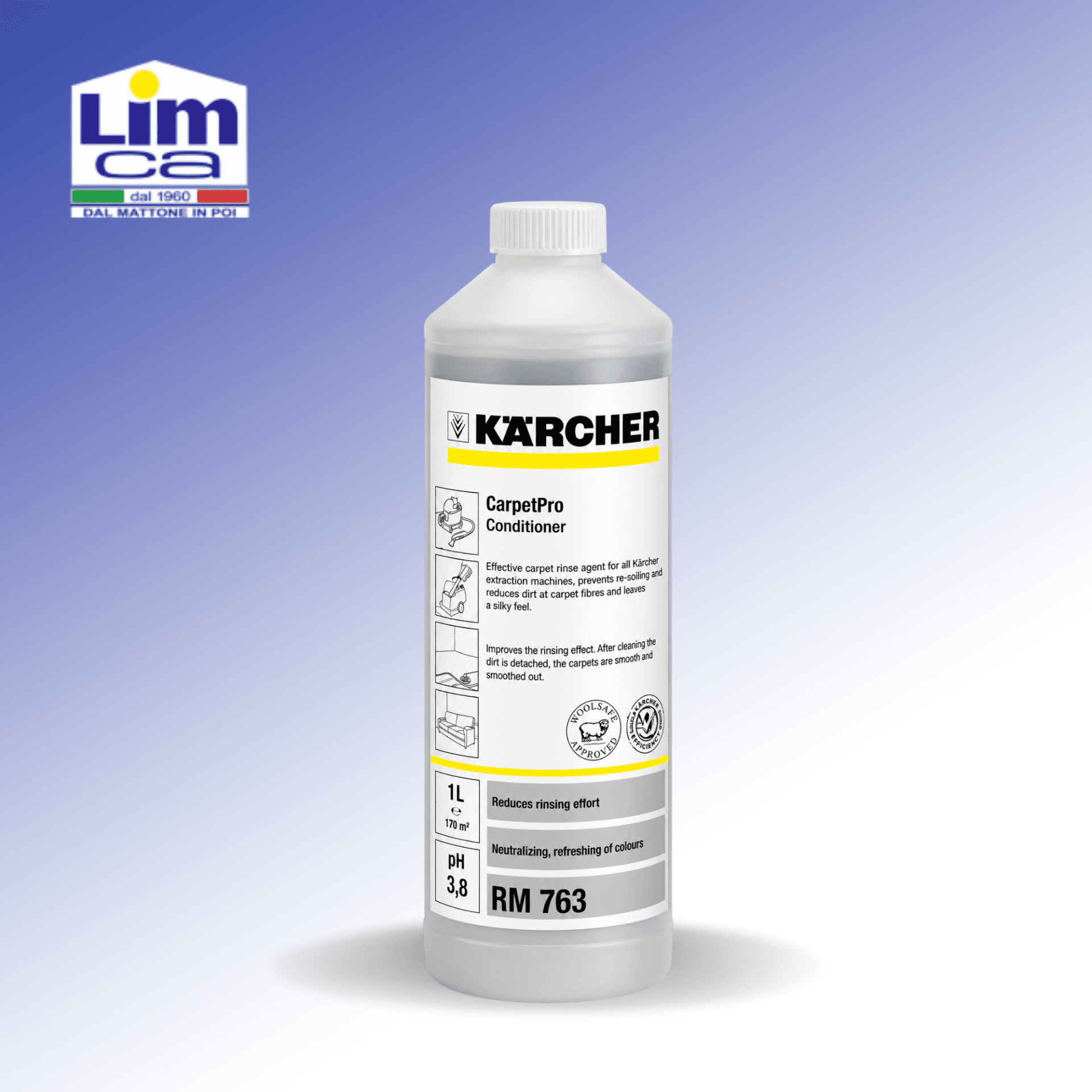 DETERGENTE CARPET-PRO - Detergente per lavaggio tappeti RM 763