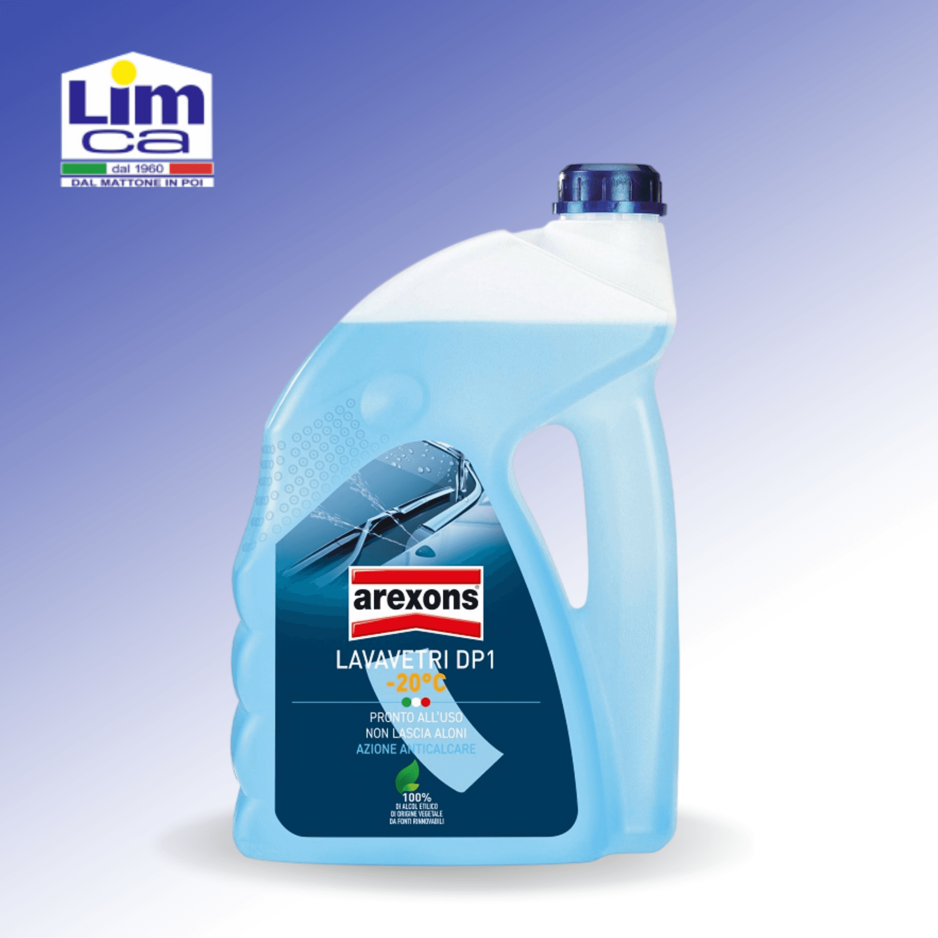 LIQUIDO LAVAVETRI DP1 -20° PRONTO USO 4,5 LT - Detergente antigelo