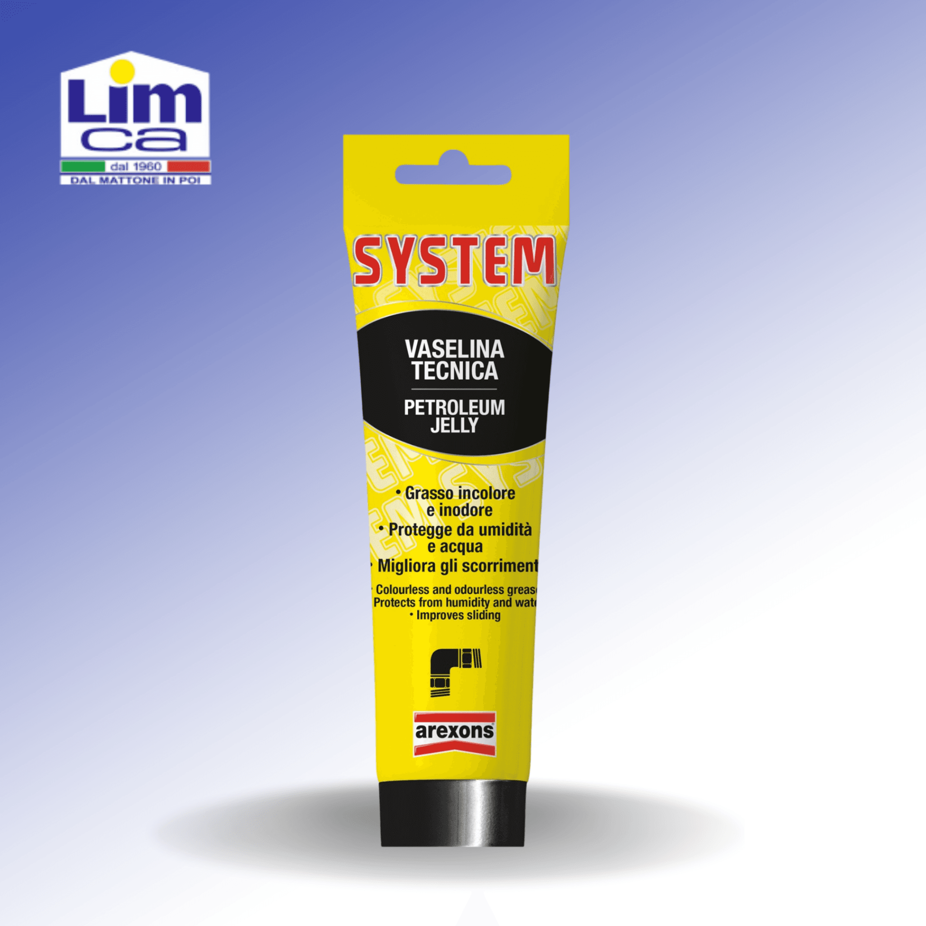 SYSTEM VASELINA TECNICA 100 ML - Grasso lubrificante bianco