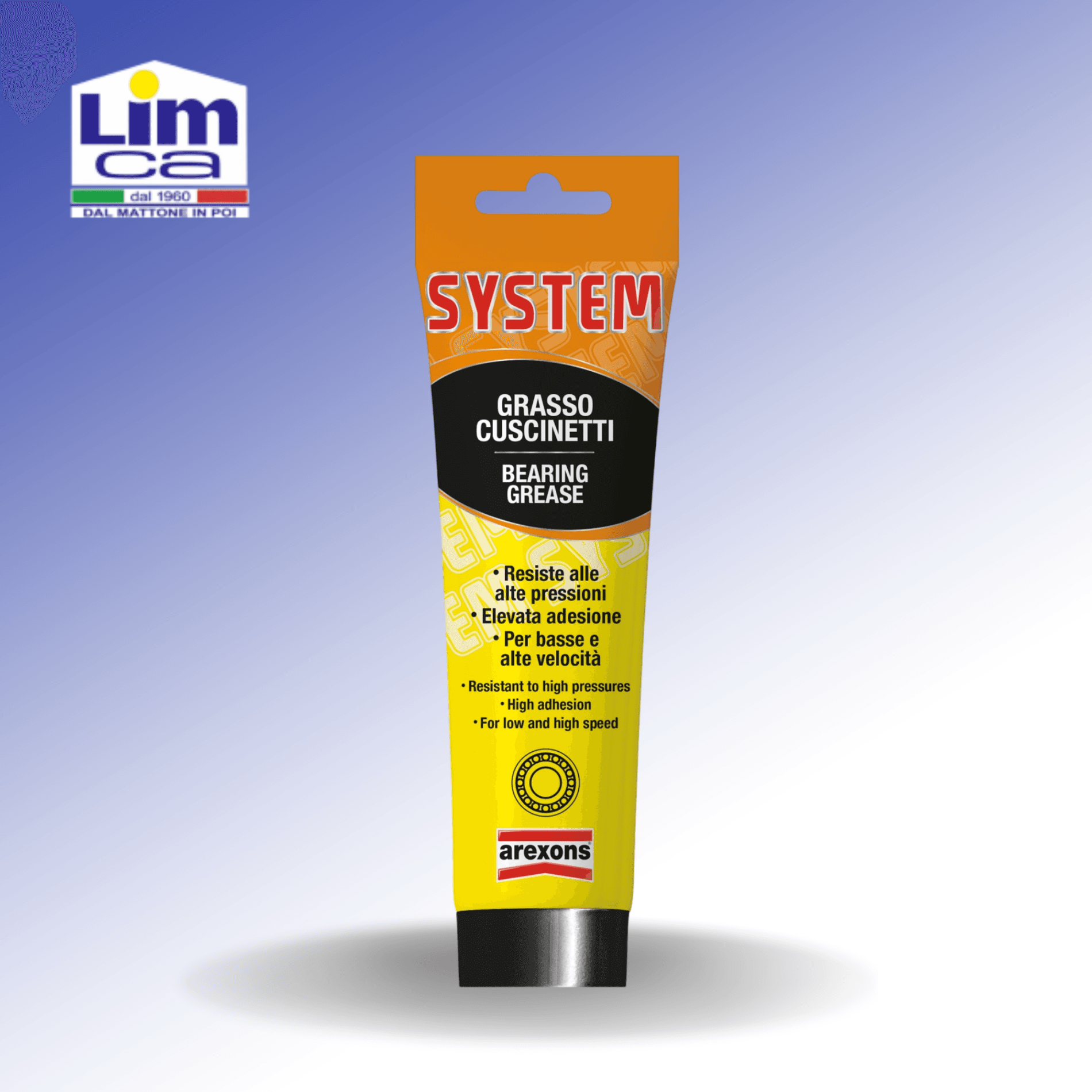 SYSTEM GRASSO CUSCINETTI 100 ML - Per attrezzatura da giardino e macchine agricole