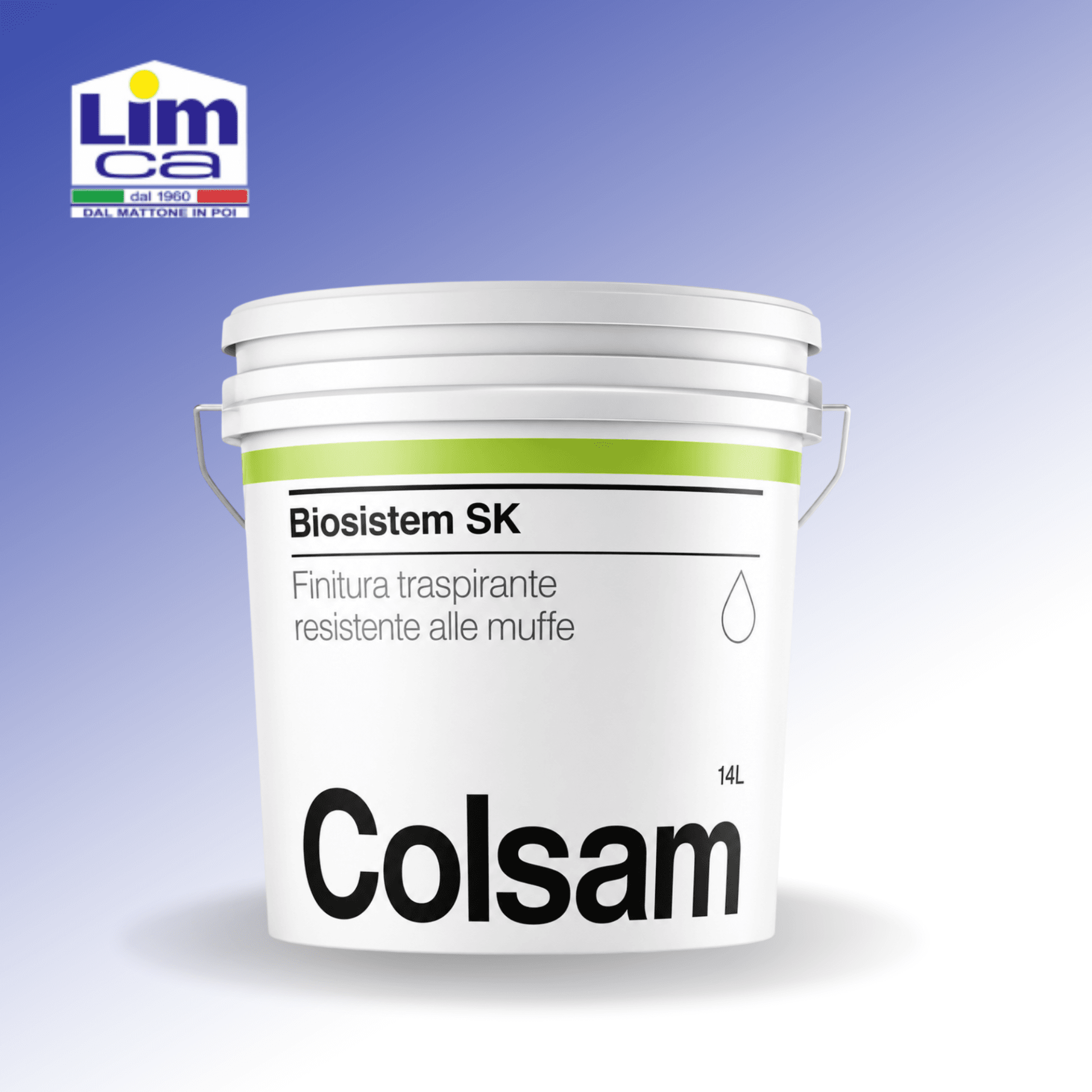 BIOSISTEM SK - Idropittura traspirante antimuffa per interni