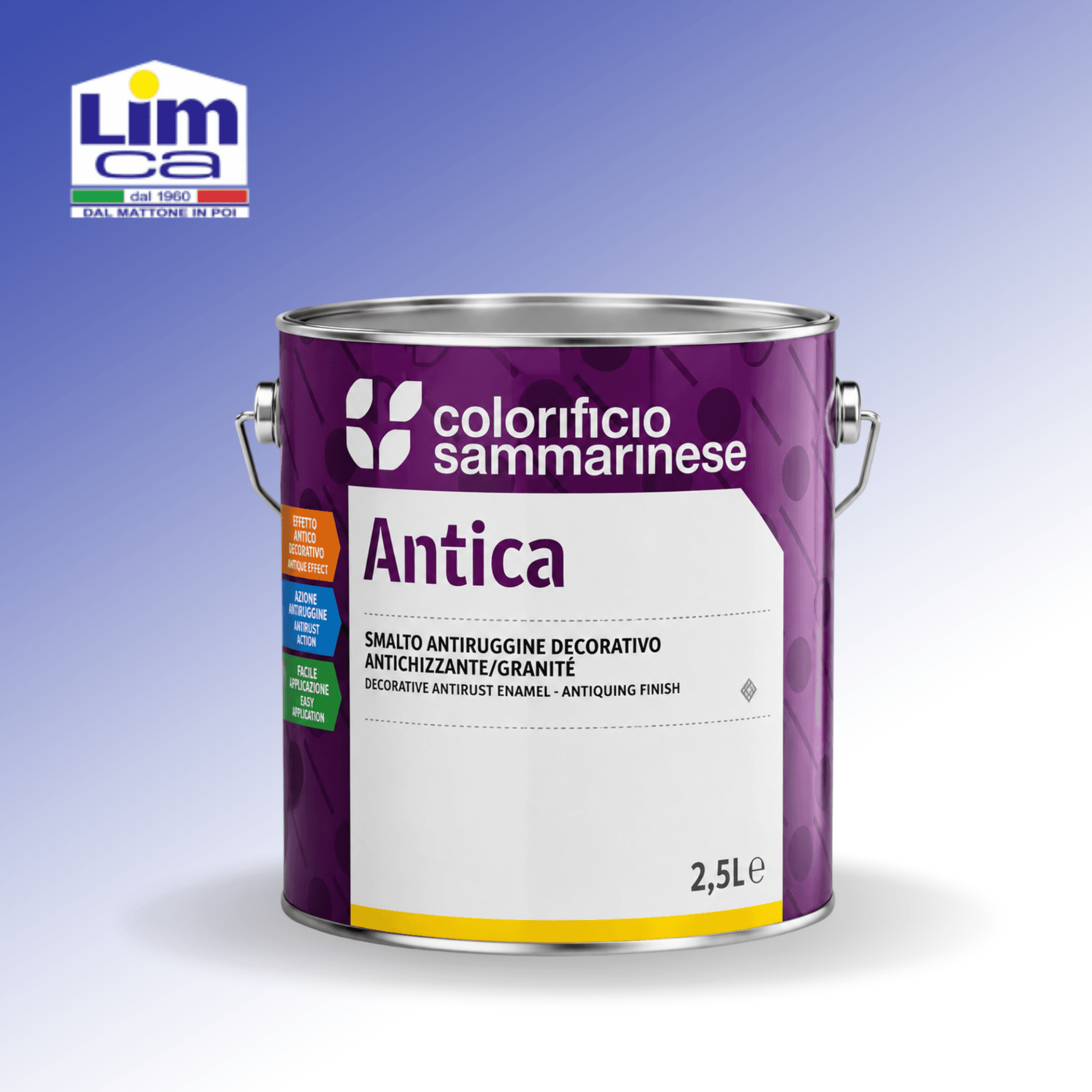 ANTICA - Smalto antiruggine ferromicaceo