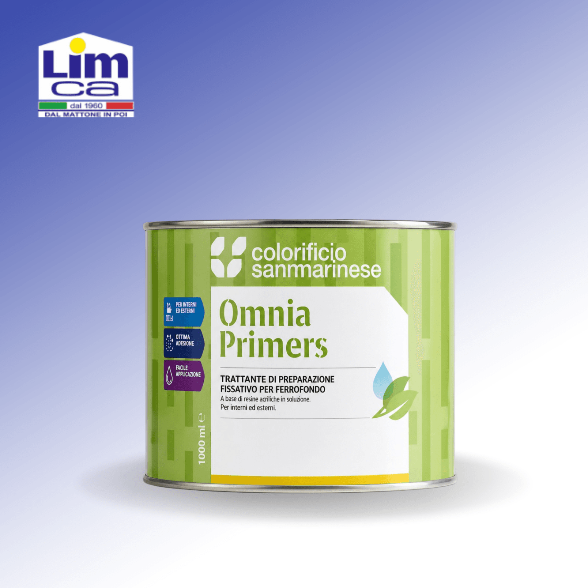 OMNIA PRIMERS - Fondo all'acqua riempitivo legno, ferro, muratura
