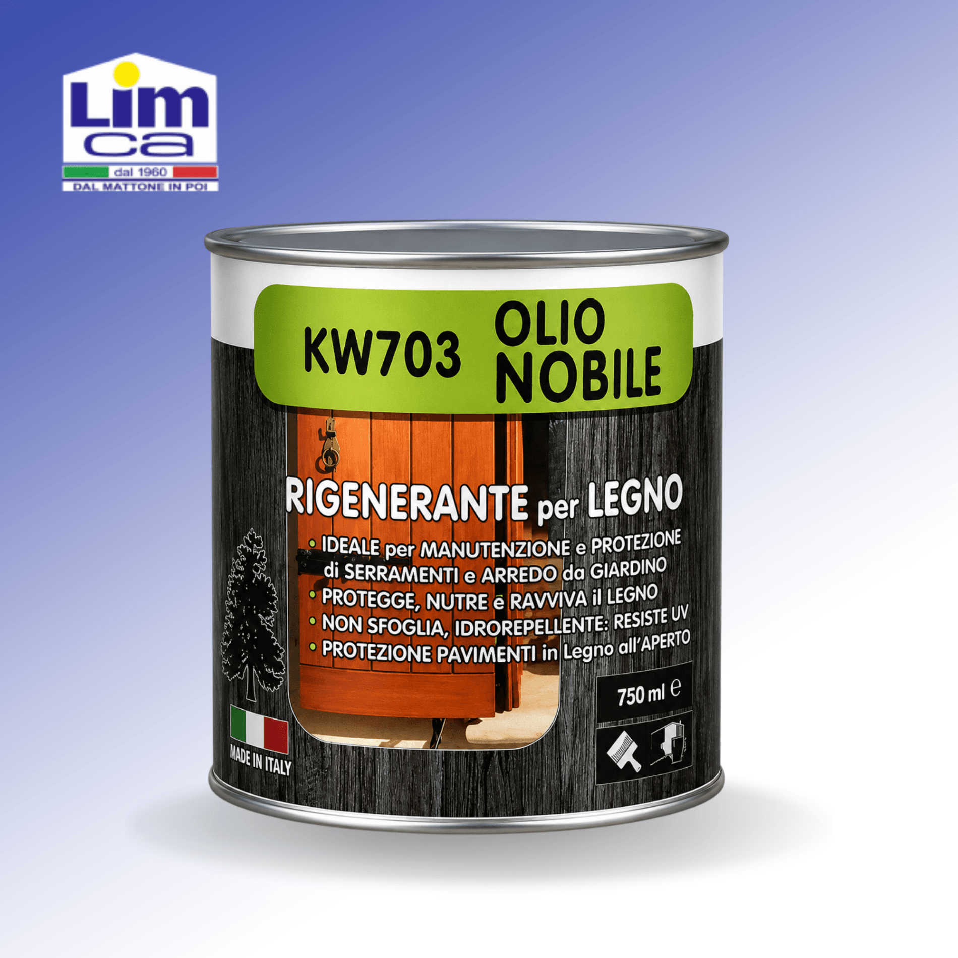 OLIO NOBILE KW703 - Olio rigenerante e Protettivo per Legno