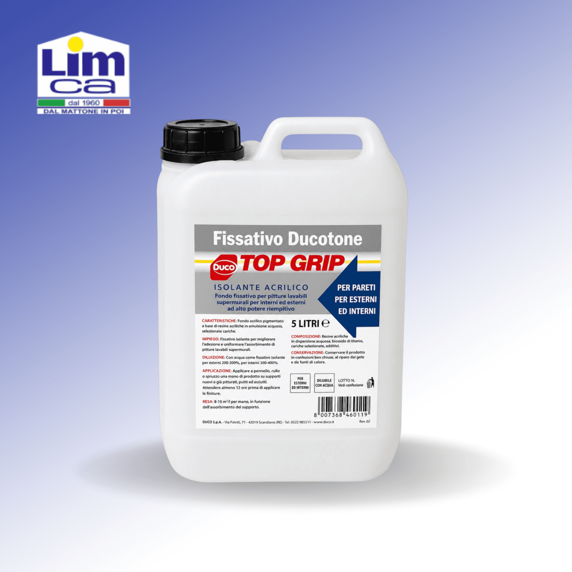 FISSATIVO DUCOTONE TOP GRIP -  Fissativo per interno ed esterno