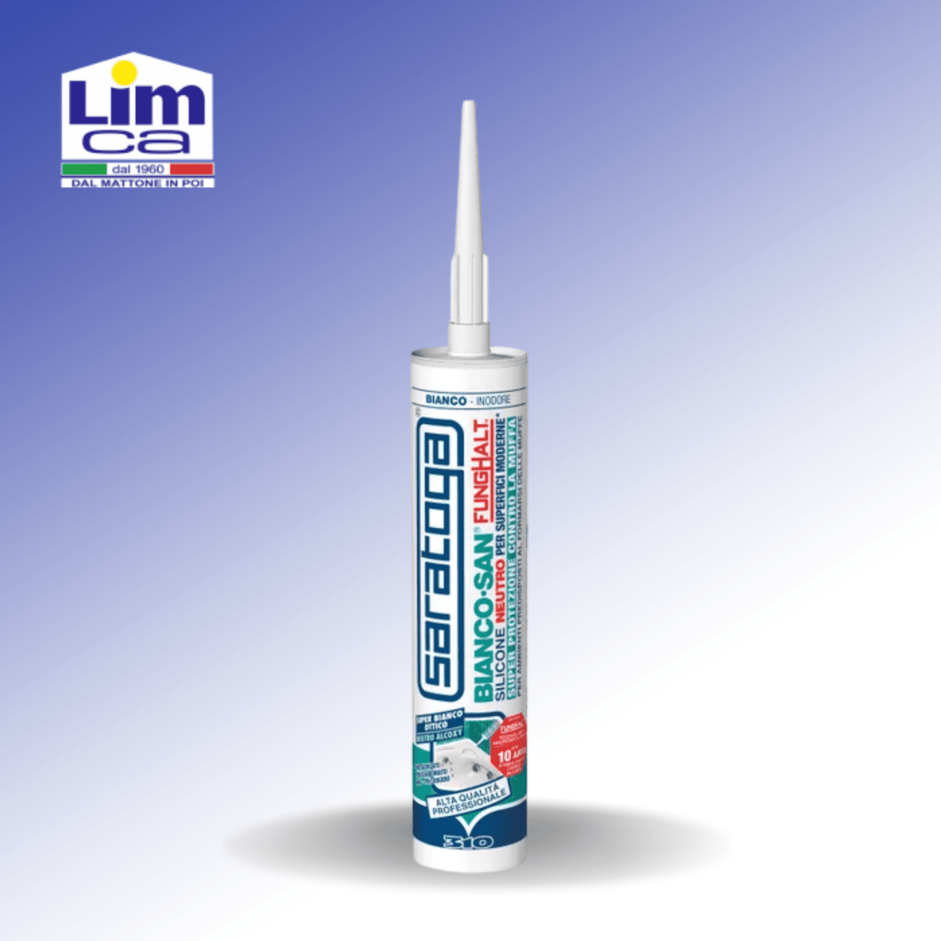 BIANCO SAN FUNGHALT - Silicone sigillante sanitari