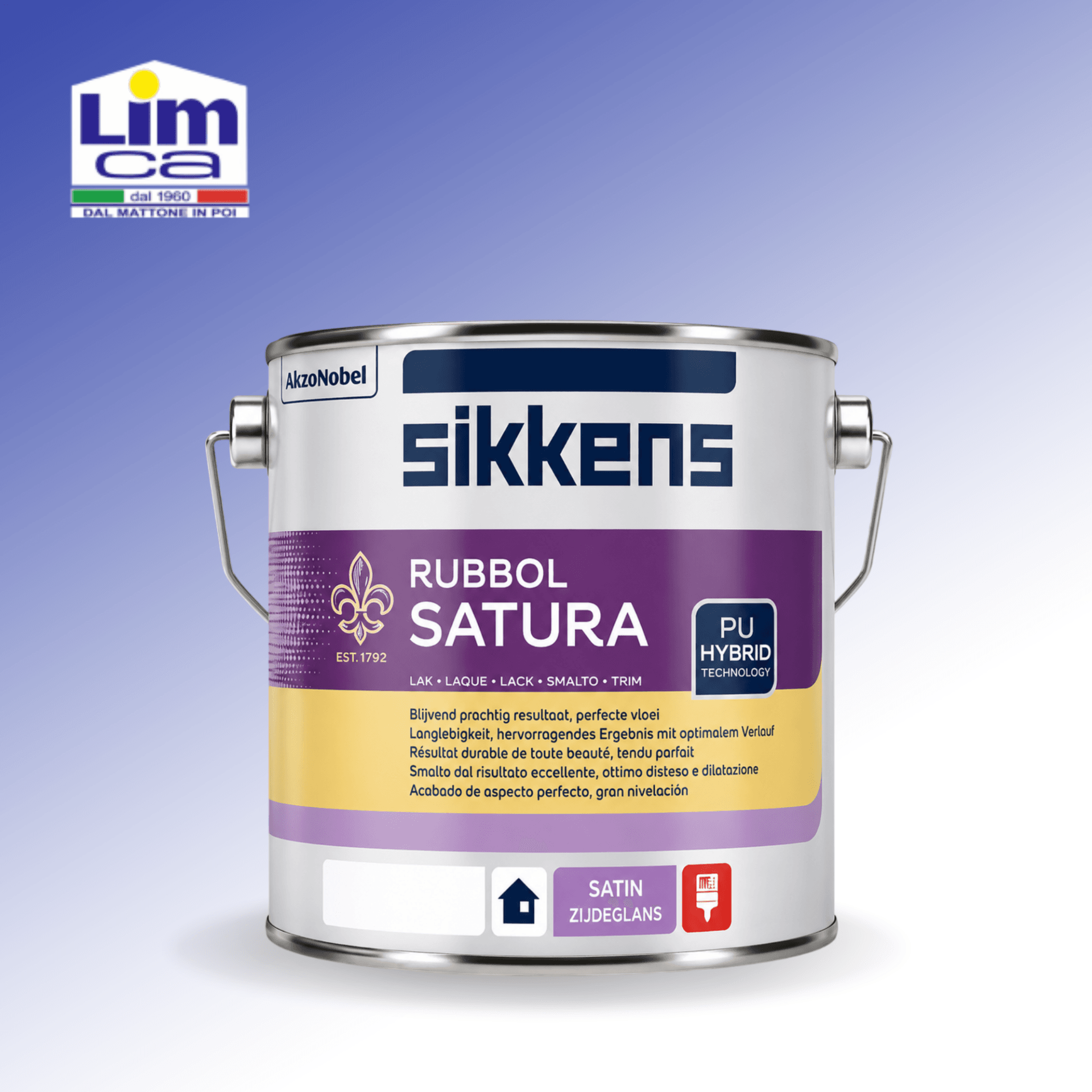 RUBBOL SATURA - Smalto sintetico legno/ferro/plastica