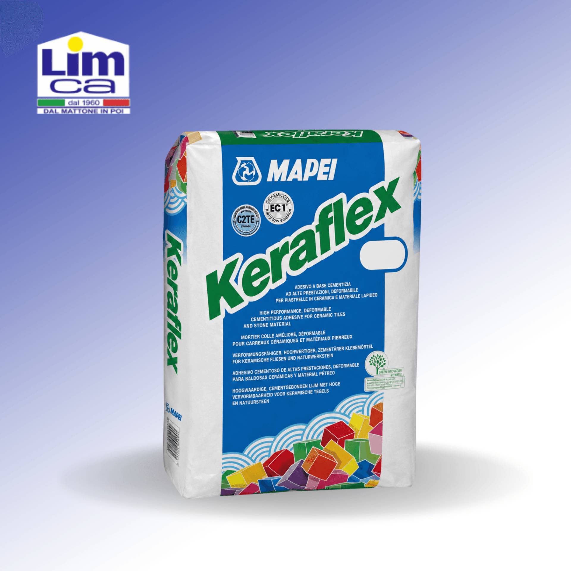KERAFLEX - Adesivo in polvere cementizio per piastrelle