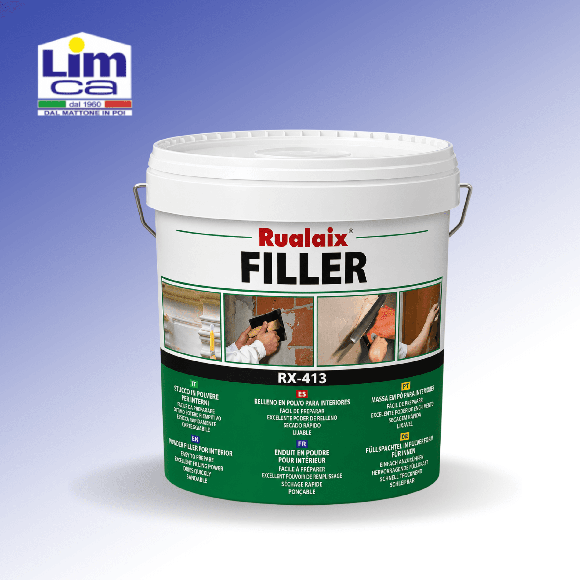RUALAIX FILLER RX-413 - Stucco in pasta per legno e serramenti