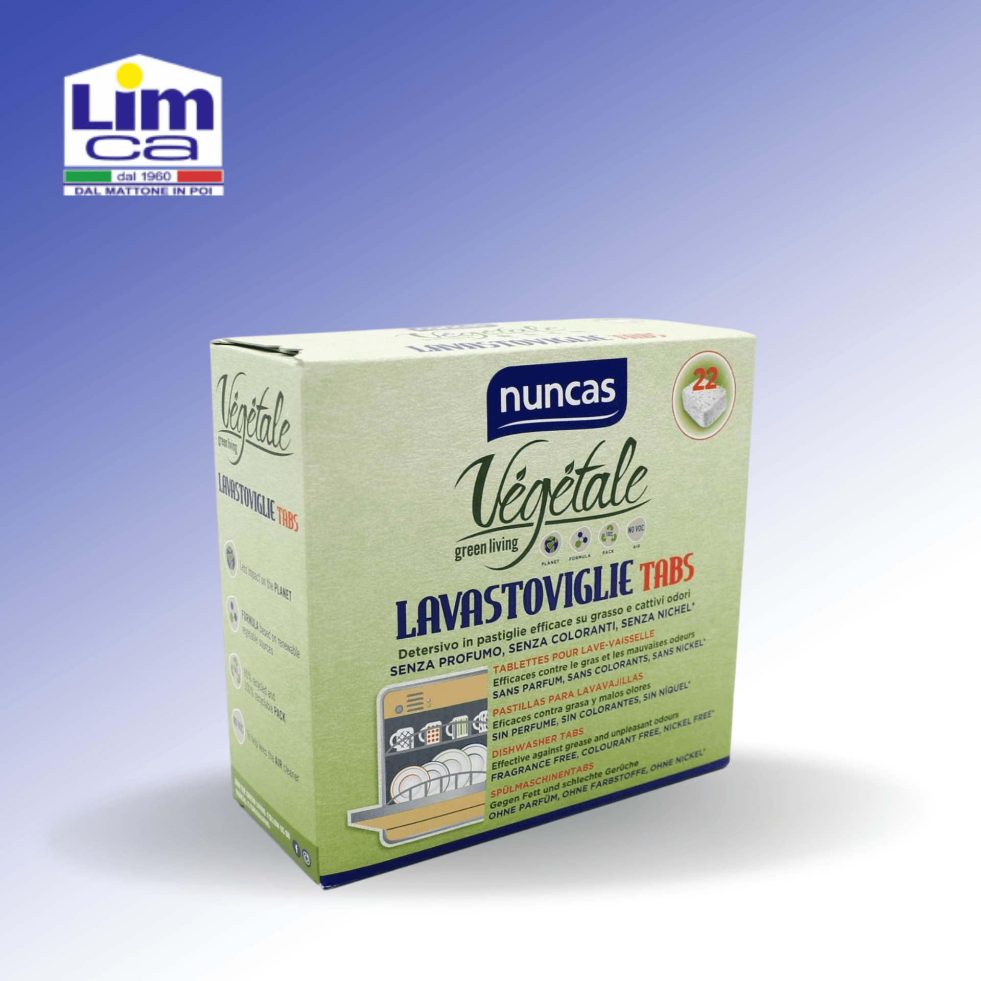 VEGETALE LAVASTOVIGLIE TABS - Detersivo in pastiglie