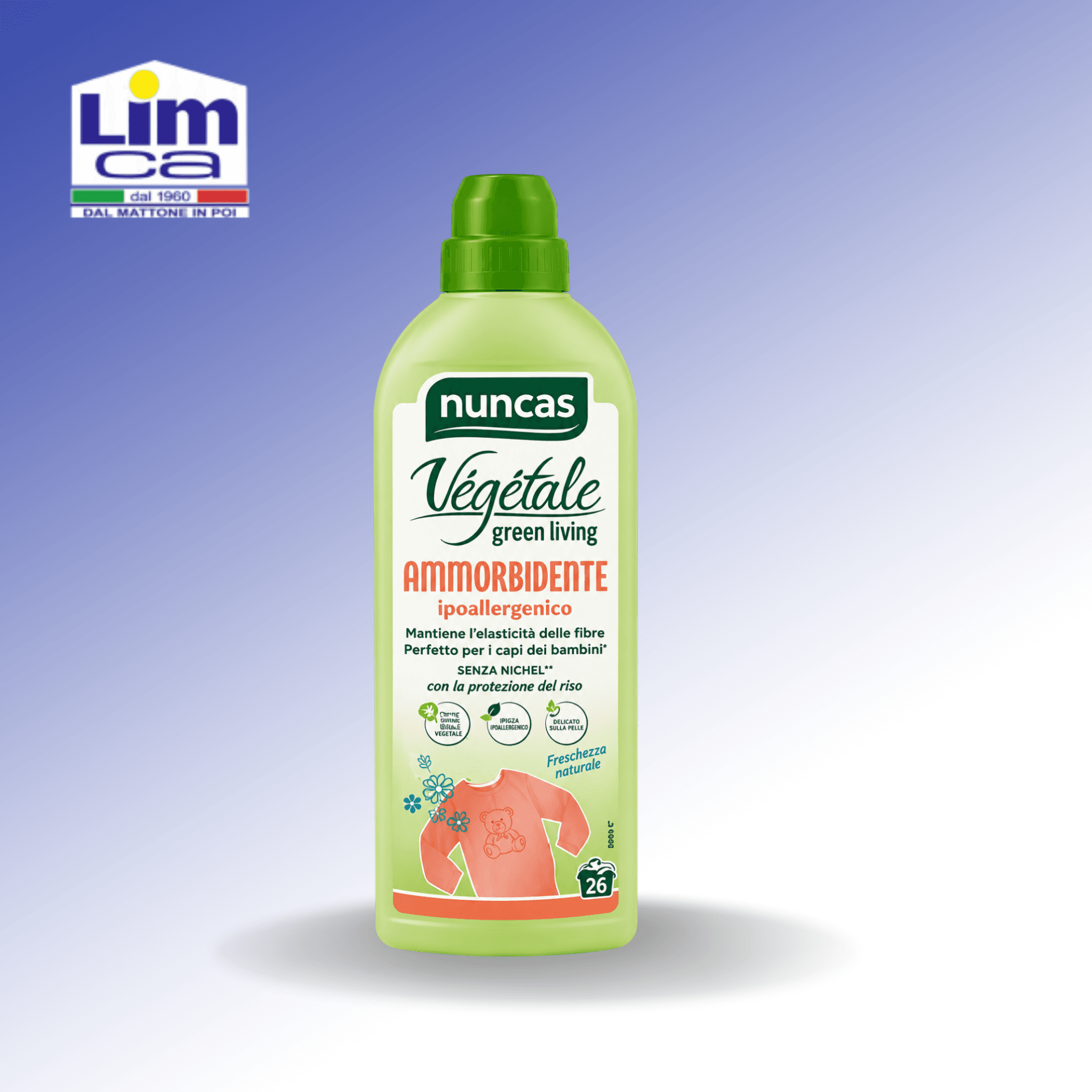 VEGETALE AMMORBIDENTE - Ammorbidente ipoallergenico