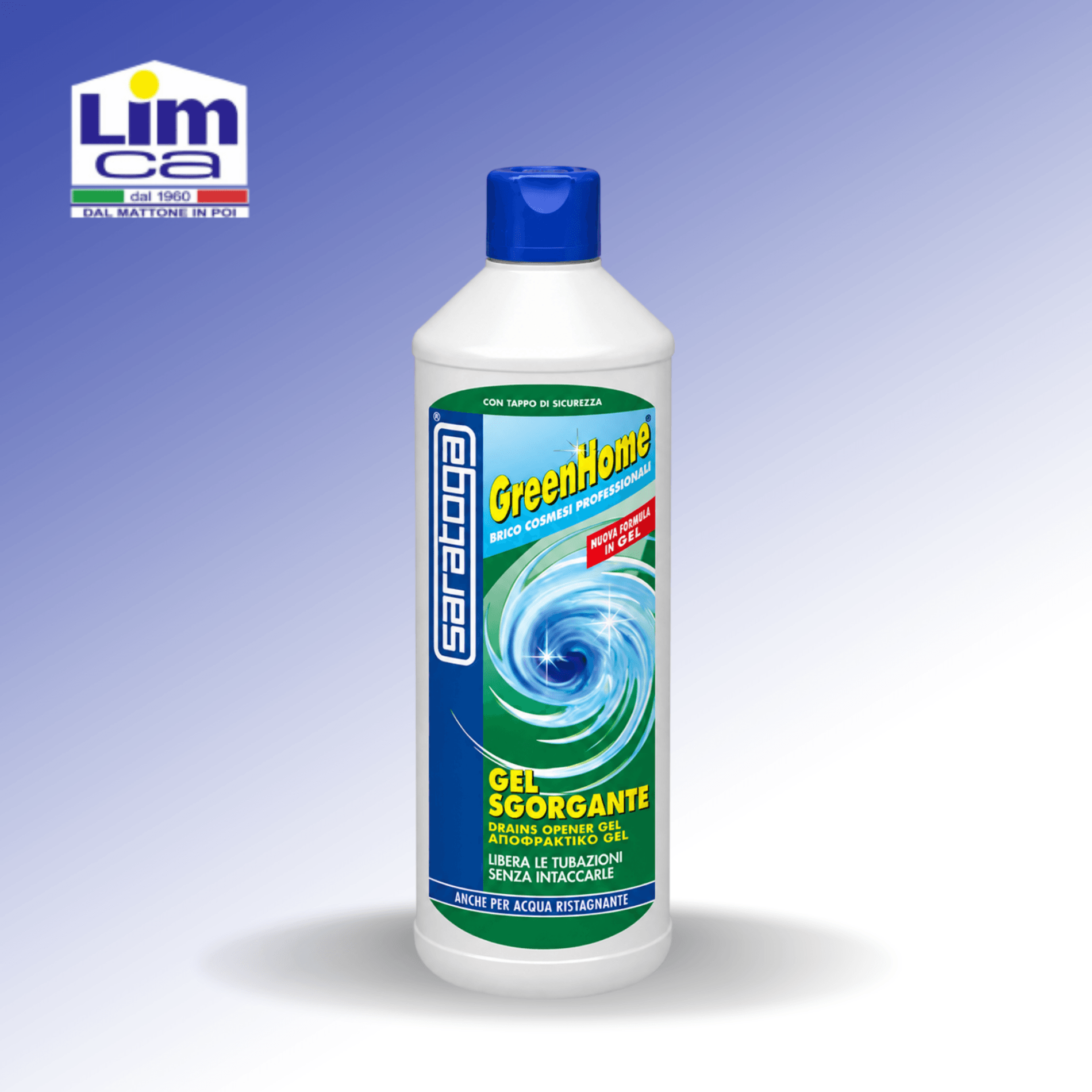 GREENHOME GEL - Disgorgante in gel per tubature