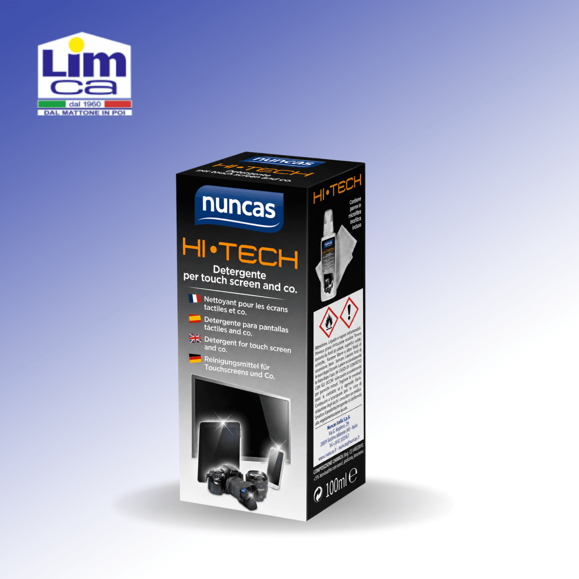 HI TECH - Detergente per touch screen & co.