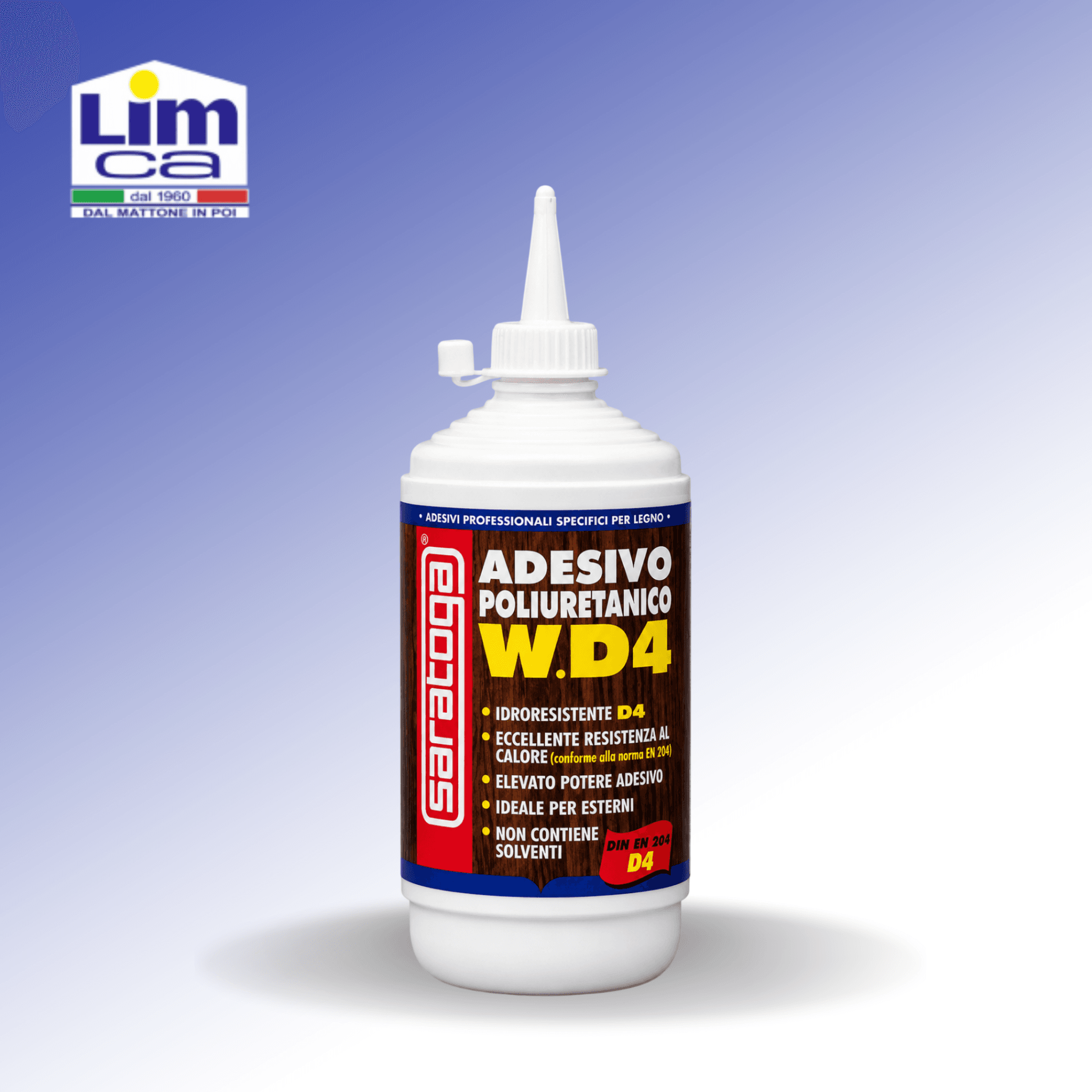 W. D4 - Adesivo poliuretanico monocomponente per legno