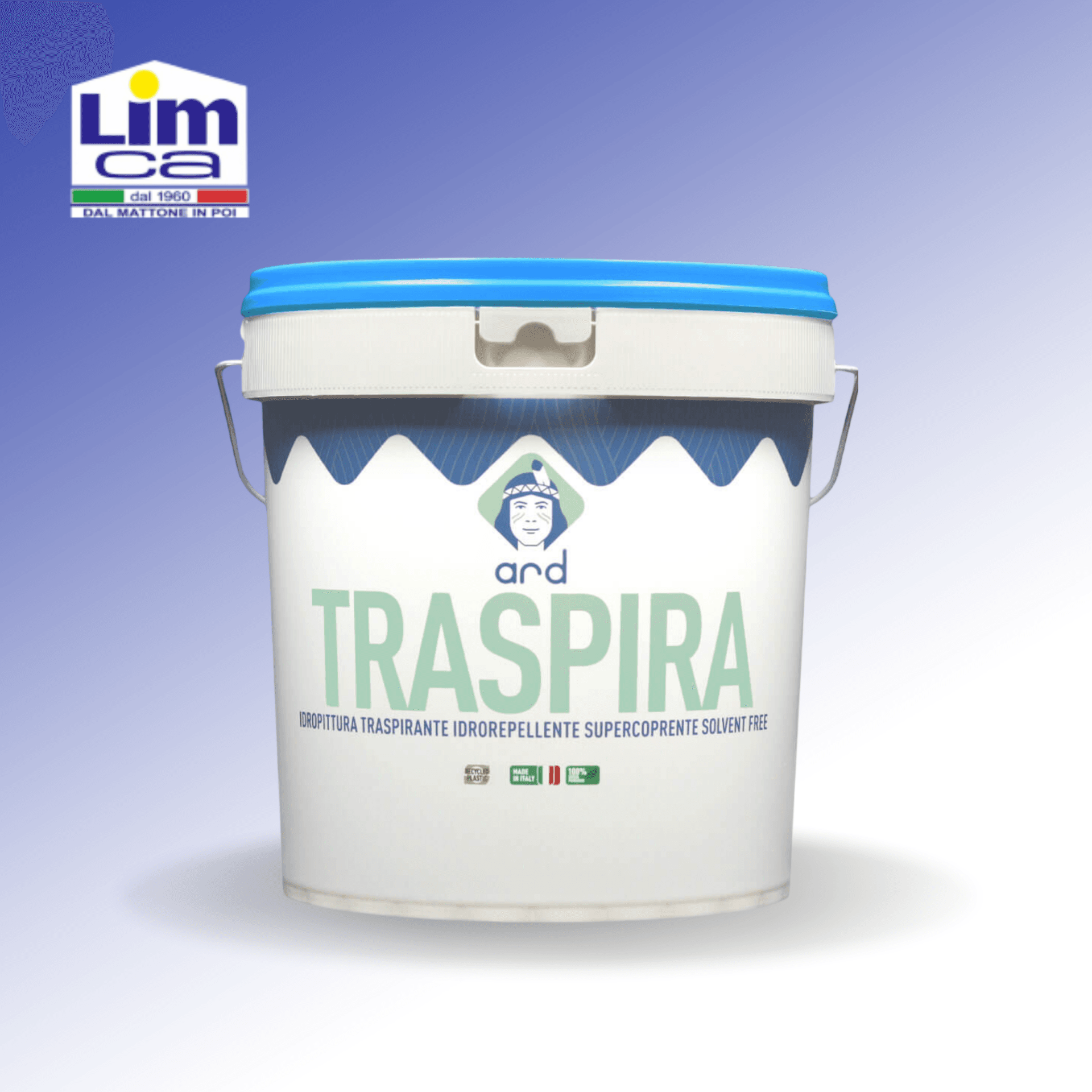 TRASPIRA - Idropittura traspirante idrorepellente supercoprente